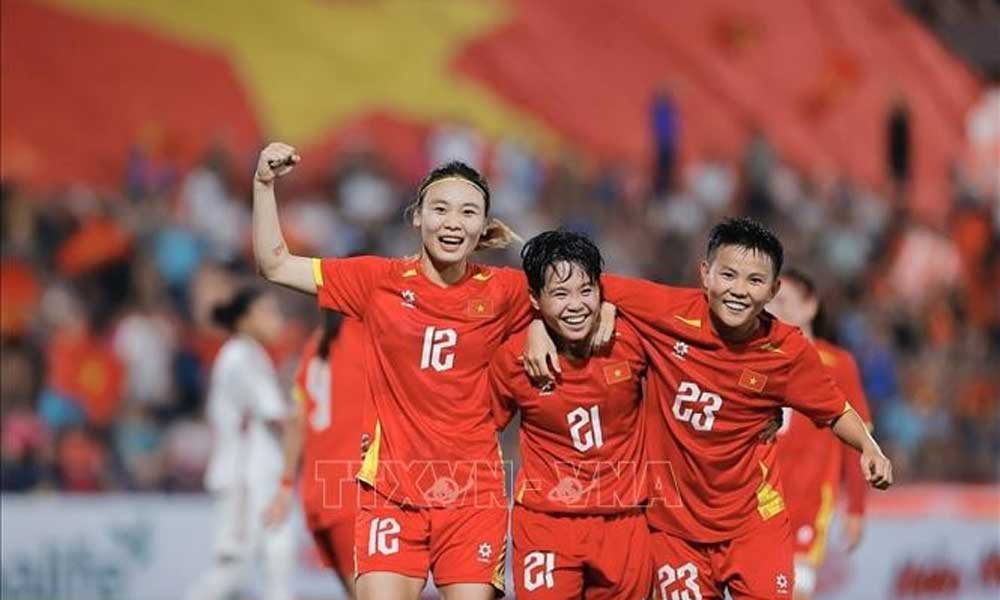 Vietnam women's team secure 6-0 victory over UAE in Asian Cup qualifiers